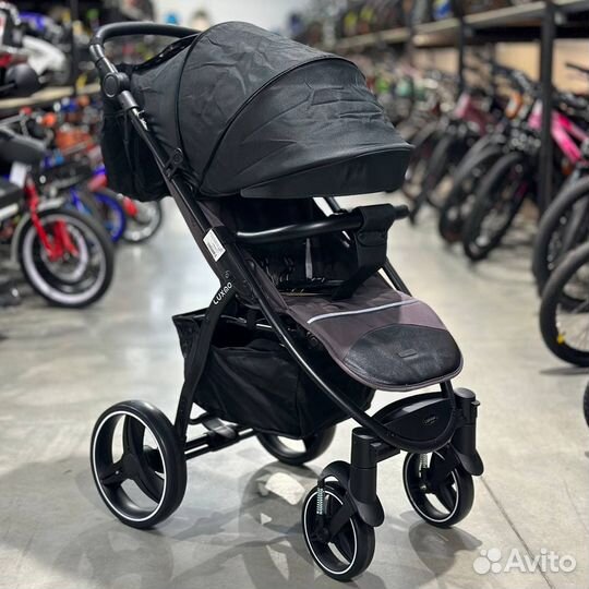 Коляска вездеход luxmom g30 черный