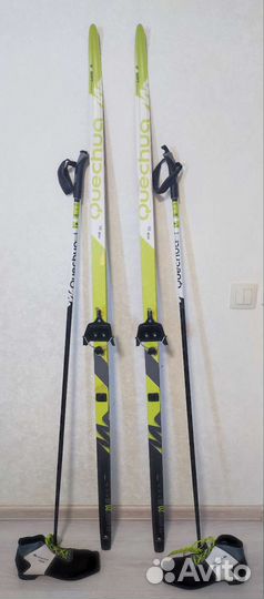 Лыжи беговые + ботинки + палки