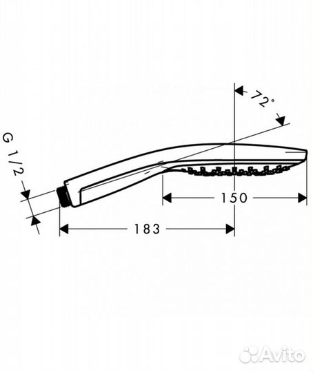 Hansgrohe Raindance Select S 150 Air 3jet 28587000