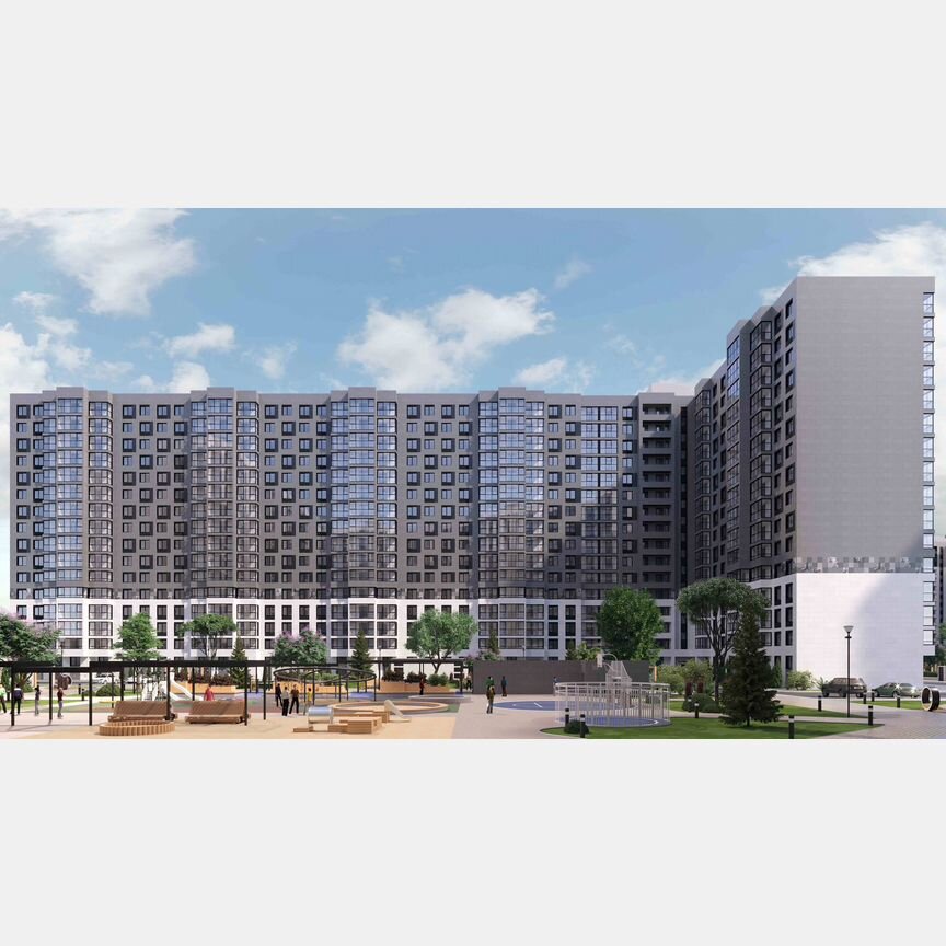 3-к. квартира, 84,1 м², 11/16 эт.