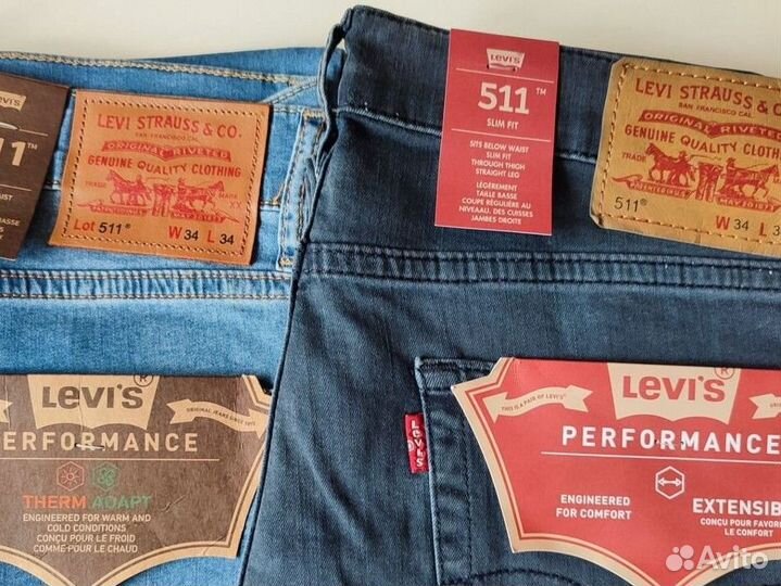 Мужские летние джинсы levis511