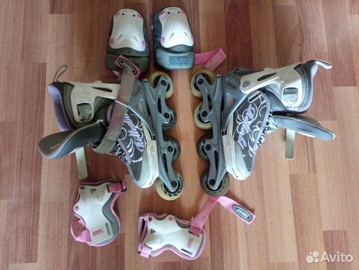 Детские ролики с защитой