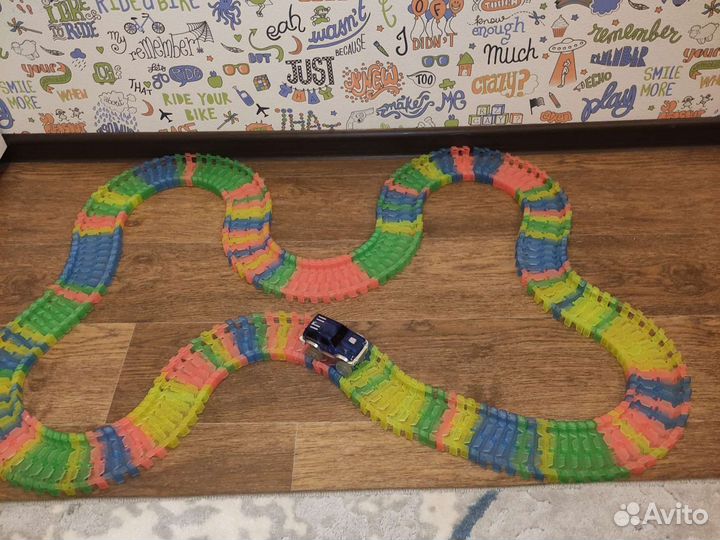 Автотрек с машинкой детский