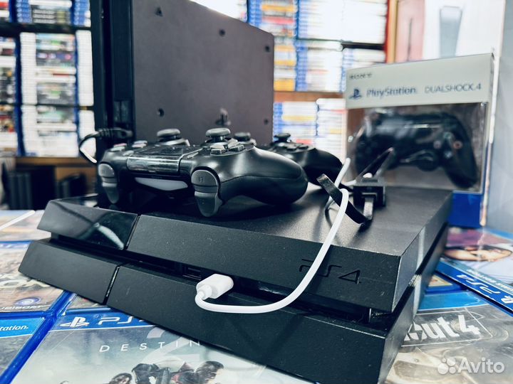 Sony ps 4 прошитая + автоактиватор с играми