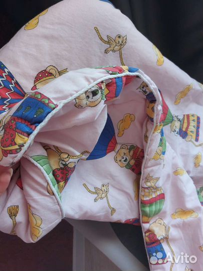 Простынь на резинке 120 60 и одеяло