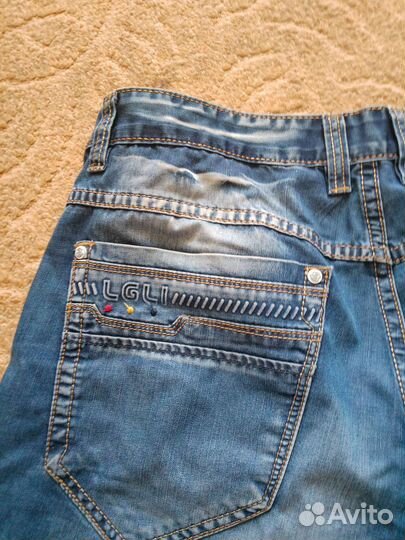 Шорты джинсовые мужские 58