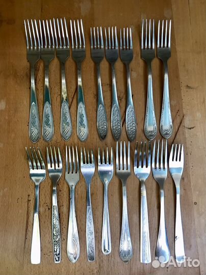 Ложки вилки ножи СССР