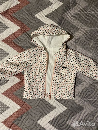 Детский пуховик Burberry на девочку 6-12 месяцев