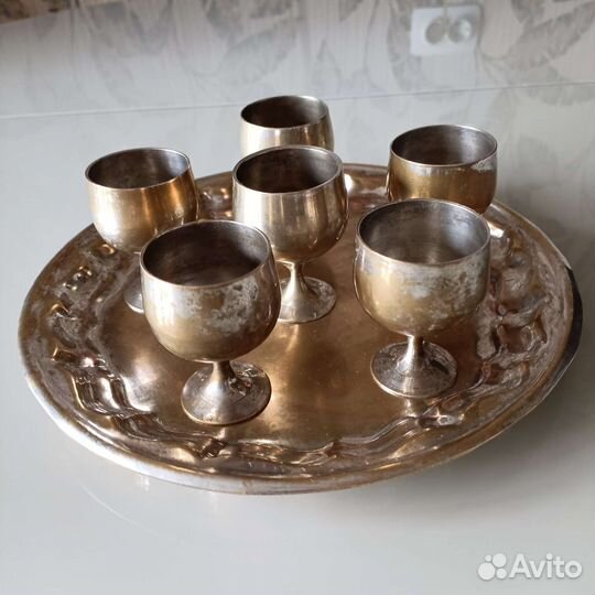 Коньячный набор Индия, винтаж