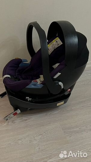 Автолюлька cybex aton с базой isofix 0+