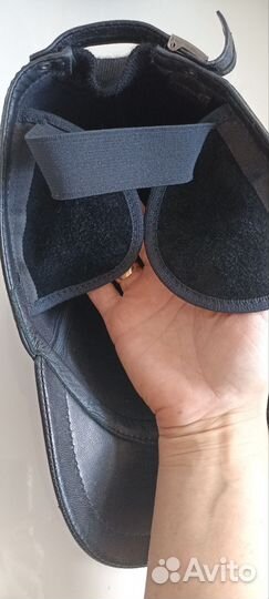 Кепка мужская натуральная кожа