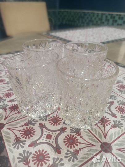 Хрустальные фужеры,рюмки и стаканы СССР