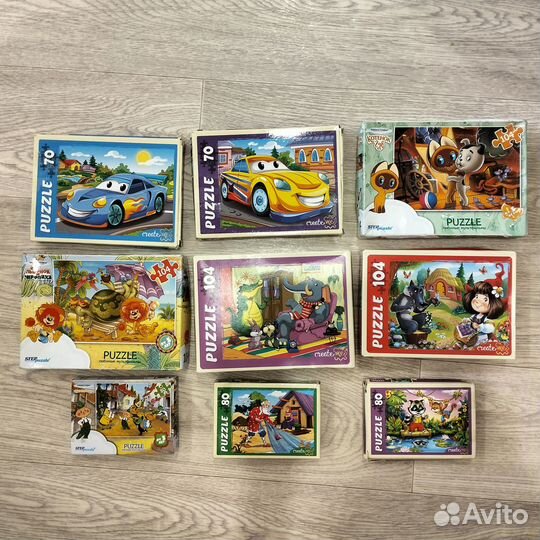 Пазлы разные пакетом