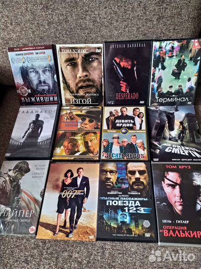 Видеодиски с зарубежными фильмами