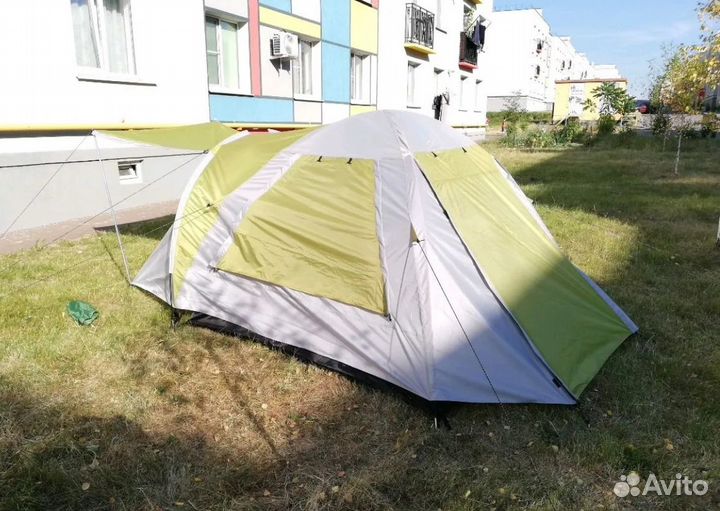Туристическая 3х местная палатка с тамбуром