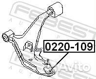Опора шаровая переднего нижнего рычага (nissan