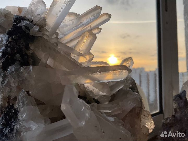 Горный хрусталь. Друза. 4.17 кг. Гуандун