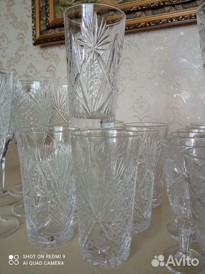 Фужеры, стаканы, рюмки СССР