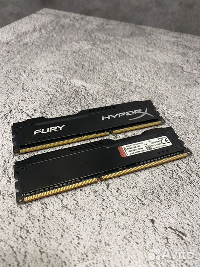 Оперативная память ddr3 hyperx fury 4gb 1600mhz