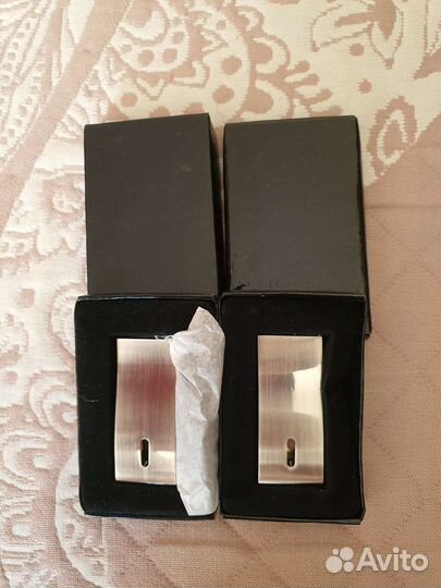 Зажим для денег серебро металл