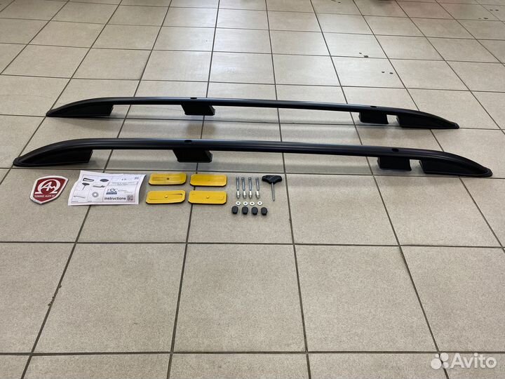 Рейлинги на Nissan X-trail T32 серебристые