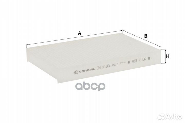 Фильтр салона Nissan/Nordfil/ CN1133 nordfil