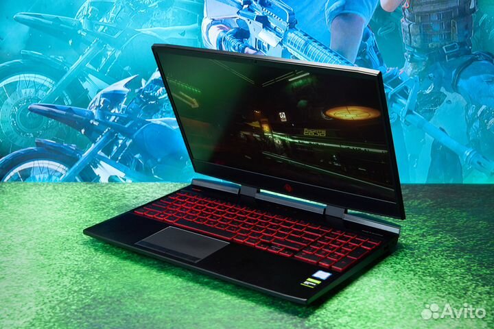 Игровой HP Omen / GTX 1660Ti / Core i7 / 15.6