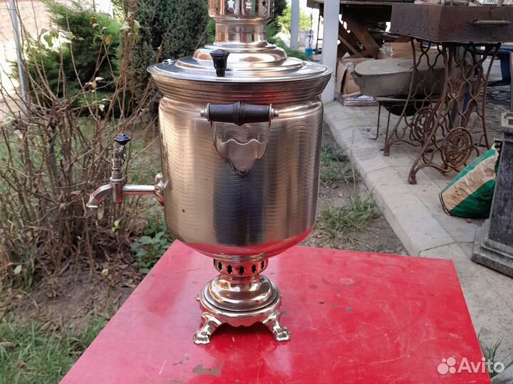 Тульский самовар на дровах