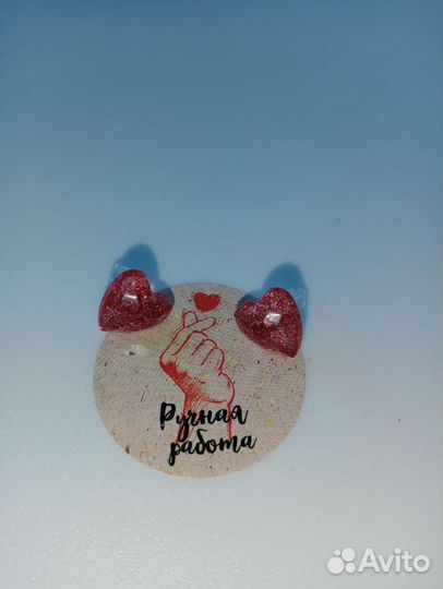 Серьги и гвоздики ручной работы
