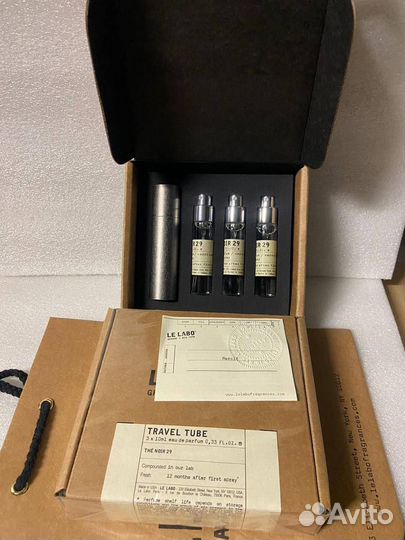 Набор миниатюр LE labo №29 из Европы