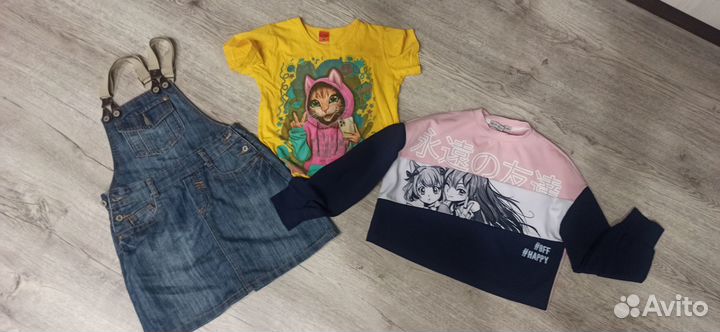 Вещи пакетом на девочку