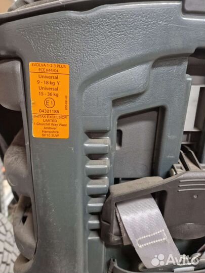 Детское автокресло от 9 до 18 кг britax romer