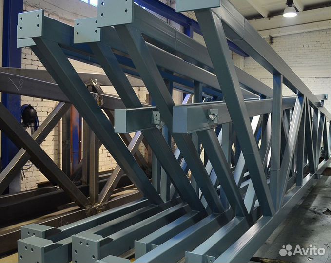 Завод металлоконструкций, плазменная резка