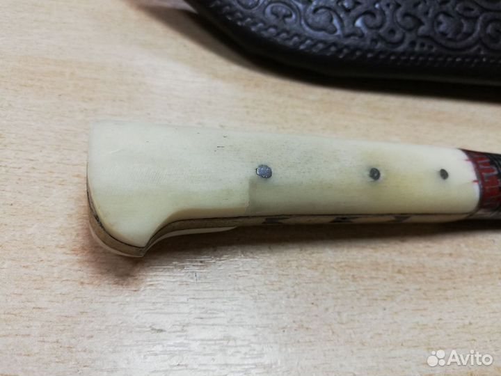 Нож Пчак средний (белая рукоять)