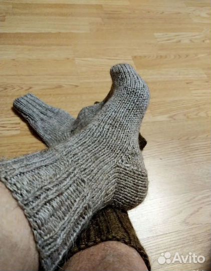 Носки вязаные ручной работы из шерсти