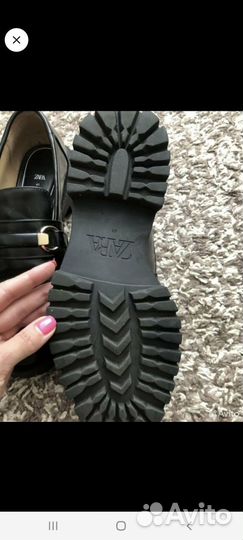 Лоферы zara