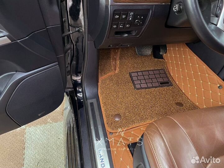 Коврики из экокожи для Toyota Land Cruiser 200