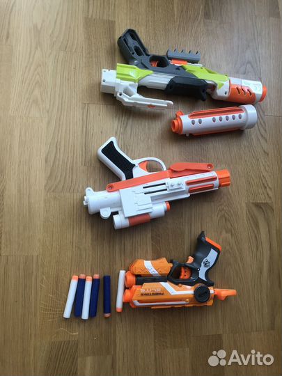 Nerf firestrike, modulus, mega thunderbow