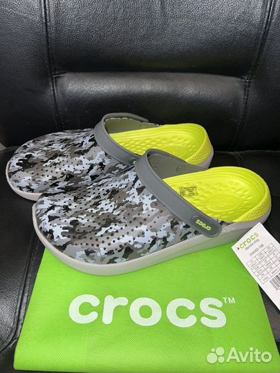 Сабо мужские Crocs лайтрайд камуфляж 43,44