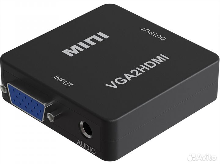 Конвертер gsmin BP2 VGA (F) - hdmi (F)