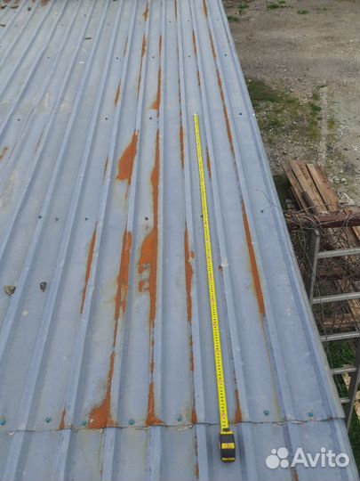 Кровельные листы бу 21волна оцинковка
