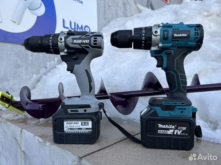 Шуурповерт для ледобура Makita nanwei 2 в 1