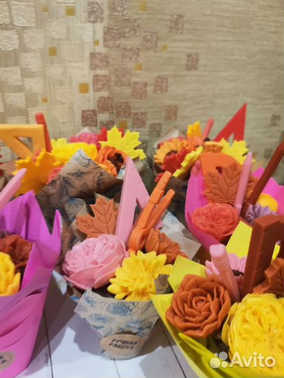 Букеты из мыла ручной работы