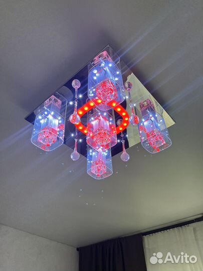 Люстра потолочная бу с пультом