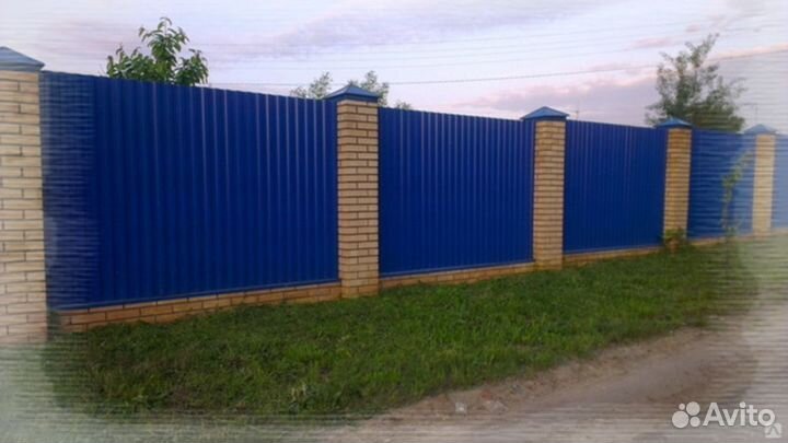 Забор из профлиста