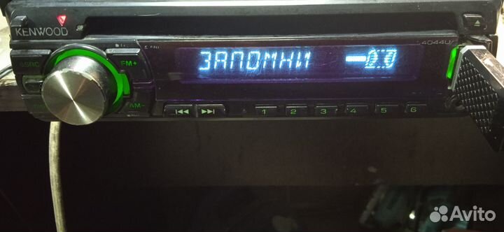 Магнитола Kenwood (USB, AUX, FM)