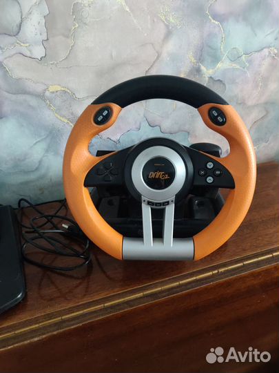 Иггровой руль с педалями Speedlink