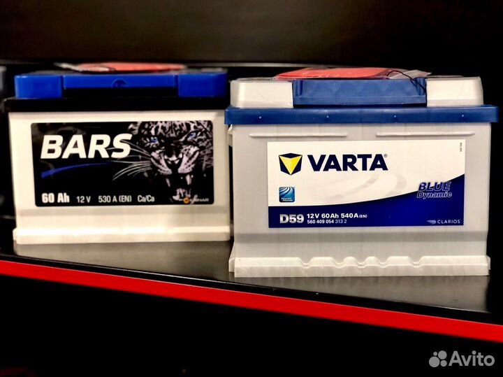 Аккумуляторы 60 Ач Низкий корпус