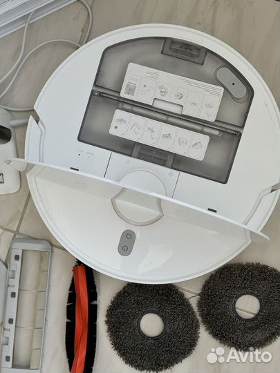 Робот пылесос xiaomi robot vacuum s10+ белый