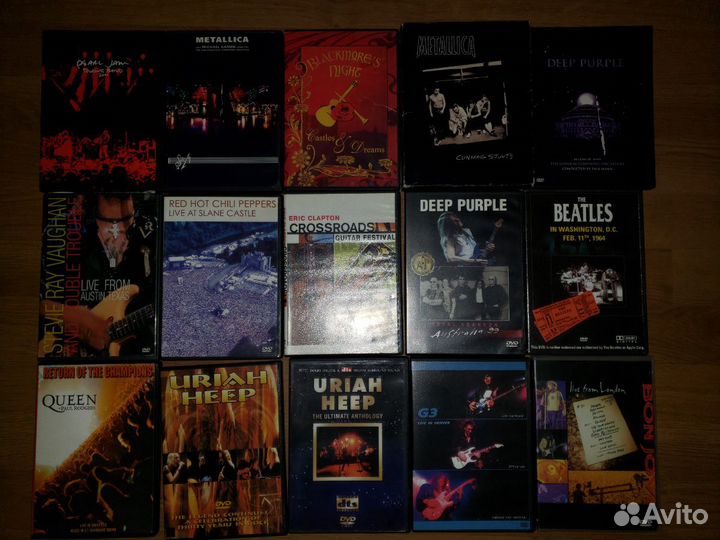 Музыка на DVD - Рок концерты с многоканальным звук